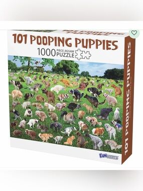 101 Pooping 💩 Puppies 🐶 Jigsaw 🧩 Puzzle NEW!!